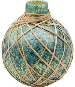 Vase Caribbean Belly 20cm - Πράσινο