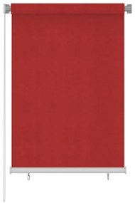 vidaXL Στόρι Σκίασης Ρόλερ Εξωτερικού Χώρου Κόκκινο 100 x 140 εκ. HDPE