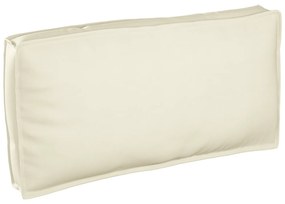 vidaXL Μαξιλάρι για κάθισμα/πλάτη κρεμ 120x60x12 cm από ύφασμα Oxford