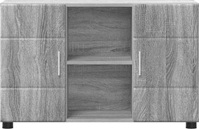 VidaXL Πλαϊνό γραφείο FLORIN 88,5 x 30,5 x 55,5 εκ Γκρι Sonoma