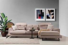 Corner Sofa Frido Corner Right (L3+Chl) - Beige Beige