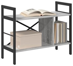 vidaXL Ράφι Βιβλίων Γκρίζο Σονομα 75 x 30 x 58,5 εκ.