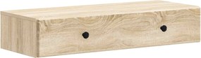vidaXL Τραπεζάκι Τοίχου Sonoma Δρυς 87,5 x 34,5 x 17 εκ.