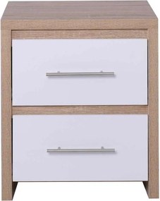 Κομοδίνο KENNEL 47x39x57cm Sonoma/Άσπρο