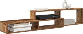 vidaXL ΡάφιΤηλεόρασηςΤοίχου 150x25x28,5εκ Επεξεργασμένο ξύλο