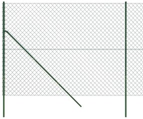 Συρματόπλεγμα Περίφραξης Πράσινο 1,8 x 25 μ. - Πράσινο