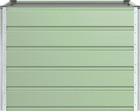 vidaXL Γλάστρα Παστέλ Πράσινο 100 x 100 x 75 εκ Ατσάλι