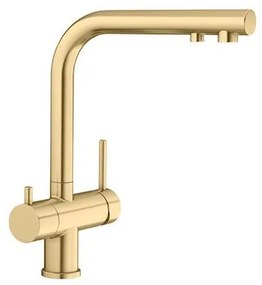 Blanco Fontas II Brass PVD Satin Gold Μπαταρία Κουζίνας