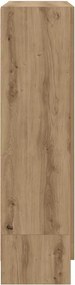 vidaXL Βιβλιοθήκη Artisan Δρυς 82,5x30,5x115 εκ. Επεξεργασμένο Ξύλο