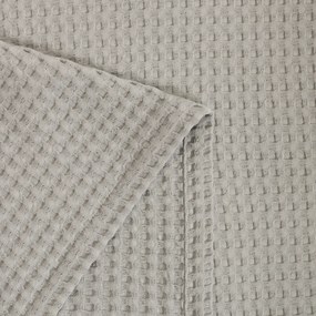 Κουβέρτα Πικέ Μονή (170x240) Naf-Naf Waffle Silver Grey