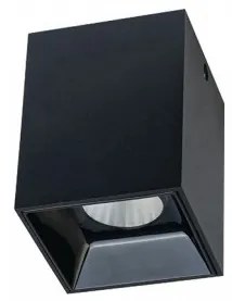 Σποτ Φωτιστικό Οροφής  Μπάνιου LED 10W IP54 3000K Zambelis-S069-Μαύρο S069