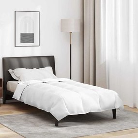 vidaXL Χειμερινό Παπλωματοθήκη Λευκό 135 x 220 εκ. Φτερό