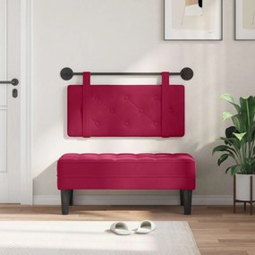 vidaXL Κρεμαστό Κεφαλάρι Κόκκινο Βελούδο