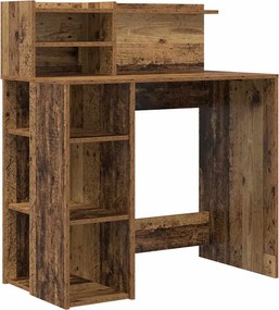 vidaXL Γραφείο Παλιό Ξύλο 90 x 48 x 101,5 cm Επεξεργασμένο Ξύλο