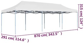 Τέντα Εκδηλώσεων Πτυσσόμενη Pop-Up Λευκή 3 x 9 μ. - Λευκό