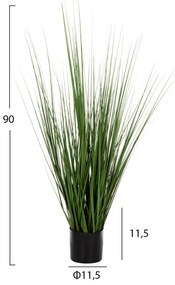 ΔΙΑΚΟΣΜΗΤΙΚΟ ΣΥΝΘΕΤΙΚΟ ΦΥΤΟ HM4013 GRASS ΣΕ ΓΛΑΣΤΡΑ Φ11,5x11,5-90Υεκ. - Πολυαιθυλένιο - HM4013