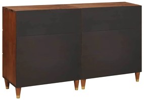vidaXL Σετ Μπουφέ 2 pcs Καφέ 60 x 33.5 x 75 εκ. Μασίφ ξύλο μάνγκο
