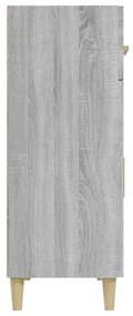 Ντουλάπι Γκρι Sonoma 69,5 x 34 x 89 εκ. από Επεξεργασμένο Ξύλο - Γκρι