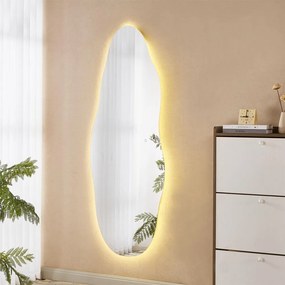 Καθρέφτης επιτοίχιος ολόσωμος Nextdeco LED 160x60εκ. οβάλ