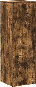 vidaXL Βάσεις Φυτών Καπνιστή Δρυς 33x33x100εκ Επεξεργασμένο Ξύλο