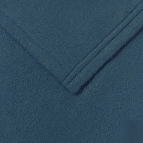 vidaXL Κουβέρτα Σκούρο μπλε 350 x 270 εκ. Μαλλί
