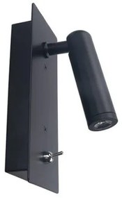 Σποτ Απλίκα Φωτιστικό Τοίχου LED 3W 4000K Χωνευτό INYOKA-151BMB-Μαύρο 151BMB