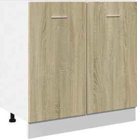 vidaXL Ντουλάπι "Lyon" Sonoma Δρυς 80x46x81,5 εκ. από Τεχνητό Ξύλο