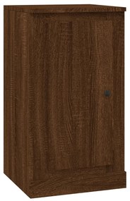 vidaXL Ντουλάπια 2 τεμ. Καφέ Δρυς 37,5x35,5x67,5 εκ Επεξεργ. Ξύλο