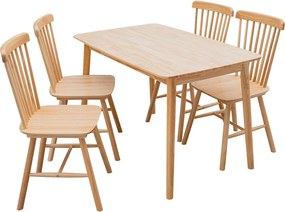 Τραπέζι Nextdeco Setra oak χρώμα φυσικό Υ74x120x75εκ.