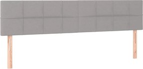 vidaXL Κρεβάτι Boxspring με Στρώμα Αν. Πράσινο 160x200εκ Υφασμάτινο