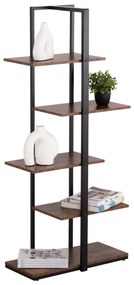 ΡΑΦΙΕΡΑ OMNI HM18074.04 ΜΑΥΡΟΣ ΜΕΤΑΛΛΙΚΟΣ ΣΚΕΛΕΤΟΣ-ΜΕΛΑΜΙΝΗ ΚΑΡΥΔΙ 68x34,5x150,5Υεκ