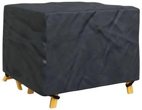 vidaXL Κάλυμμα επίπλων εξωτερικού χώρου Μαύρο 100 x 100 x 70 cm 210D