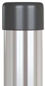 vidaXL Στύλος Περιφράξεων 12 pcs Ασημί 60 cm