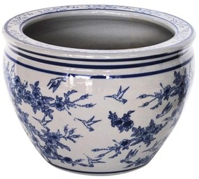 Κασπώ 00.03.34042 30x21,5cm White-Blue Πορσελάνη