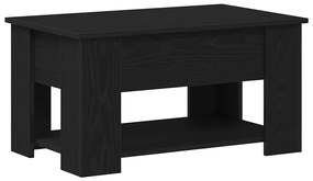 vidaXL Τραπεζάκι σαλονιού Μαύρη δρυς 79 x 49 x 41 cm