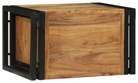 vidaXL Ράφι Κρασιού 46x35x27.5 cm Μασίφ Ξύλο Ακακίας