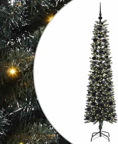 vidaXL Τεχνητό Χριστουγεννιάτικο Δέντρο με 300 LED Πράσινο 180 cm