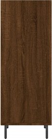 vidaXL Ντουλάπι Καφέ Δρυς 34,5x32,5x90 εκ. Επεξεργασμένο Ξύλο