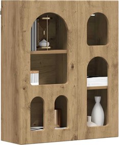 vidaXL Κρεμαστό ντουλάπι με ράφι Artisan Oak 59 x 20 x 71.5 εκ