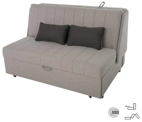 Καναπές Διθέσιος New Montana Fylliana Γκρί - Σκούρο Γκρί 145x100x92 εκ. 145x100x92 εκ.