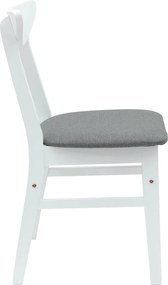 vidaXL Καρέκλες φαγητού 2 pcs Λευκό 42 x 47.5 x 81 εκ