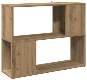 vidaXL Ντουλάπι βιβλίων/διαχωριστικό δωματίου Artisan Oak 80x24x63 cm