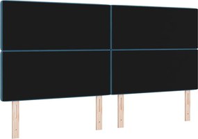 vidaXL Κεφαλάρι Σκούρο Μπλε 200 cm Βελούδο