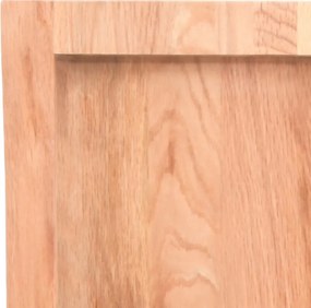 vidaXL Επιφ Τραπεζιού Αν Καφέ 140x50x(2-4)εκ. Επεξ. Μασίφ Ξύλο Δρυός