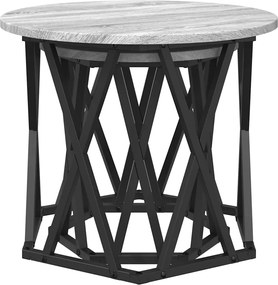 vidaXL Τραπεζάκι Πλευράς 2 pcs Γκρίζο Σονομα