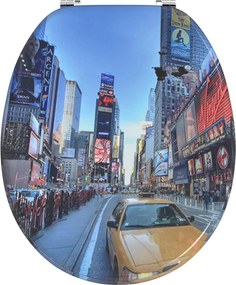 vidaXL Λεκάνη Πολύχρωμο 44 x 38 εκ. Πίνακας MDF