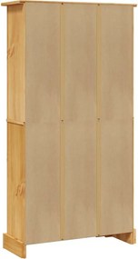243743 vidaXL Βιβλιοθήκη 4 επιπέδων Μεξικ. Στιλ Corona 80x29x150 εκ.