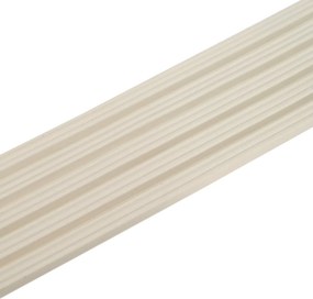 vidaXL Αυτοκόλλητη σφραγίδα παραθύρου Λευκό 10 x 6 mm 25 m EPDM αφρός