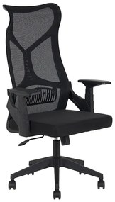 A9920 ΜΑΥΡO MESH ΠΟΛΥΘΡΟΝΑ ΓΡΑΦΕΙΟΥ ZITA PLUS 64X65X48-115/56-125εκ.