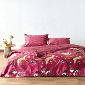 Μαξιλαροθήκες Saori 17A (Σετ 2τμχ) Bordo Kentia 50Χ70 100% Βαμβακοσατέν